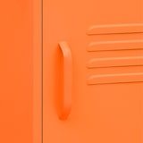 thumbnail of vidaXL Nachttische 2 Stk. Orange 35x35x51 cm Stahl