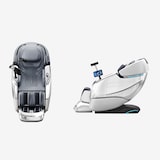 thumbnail of 4D Ganzkörper Massagesessel, Mit Heizfunktion, Tiefenmassage, für den ganzen Körper geeignet, Bluetooth SL Schienen Weiß L155xB76xH116cm /G6Bai/