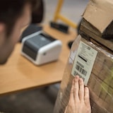 thumbnail of Desktop-Etikettendrucker TD4420DN weiß/grau, 203 dpi Auflösung, 64 MB RAM