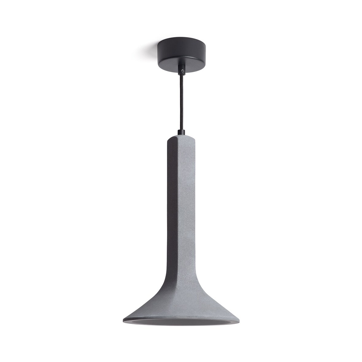 Ledkia Lámpara Colgante Cemento Jada Gris Piedra