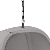 thumbnail of tectake Cadeira suspensa Anika com suporte e almofada 160kg - Cinzento Claro