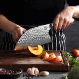 thumbnail of Zayiko Minami Damast Kochmesser Chai Dao 20 cm Klinge Olivenholzgriff I Holzbox