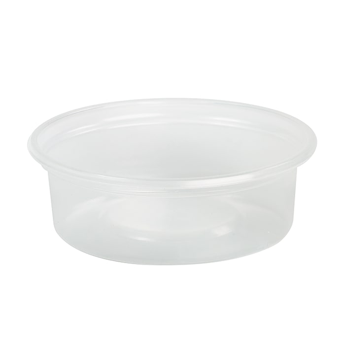 FHC - 1000Pcs - Pot plastique PP translucide rond - H64mm 150ml