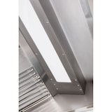 thumbnail of KBS Wandhaube Trapezform 2400x1100x450 mm Flammschutzfilter Typ F1 Edelstahl