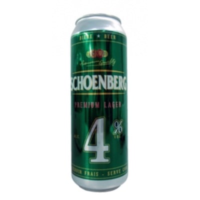 Bière Blonde Schoenberg 4° 50 cl/Canette 24 canettes