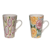 thumbnail of Coffret de 2 mugs Salvador 46 cl -  46.00 cl Multicolore Rond Porcelaine Table Passion 13.00x9.00 cm