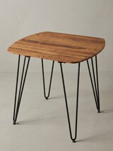 thumbnail of Massivholz Esszimmertisch, Modernes Design, abgerundete Ecken, Sheesham. 80x80x76 cm | Kadima Design