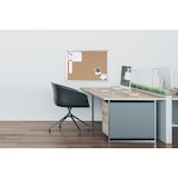 thumbnail of Bi-Office Korktafel mit Aluminiumrahmen, Pinnwand, 90x60cm