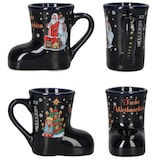 thumbnail of 3160050 – 20er Set Glühweinstiefel in dunkelblau mit Weihnachts-Dekor 0,2L geeicht