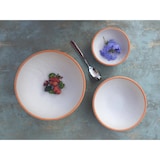 thumbnail of ADRIER - TTRB15-WO - Pack de 6 Unidades - Colecao Sunrise - Tigela pequena - 15 Ø cm x 5 cm alt. - Branco com bordo laranja - Melamina