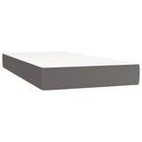 thumbnail of vidaXL Boxspringbett mit Matratze & LED Grau 90x200 cm Kunstleder