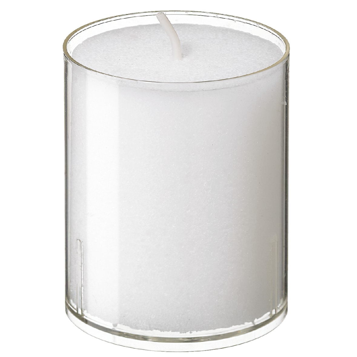 METRO PROFESSIONAL Velas de recarga, parafina/cera vegetal, Ø 6.8 x 6.5 cm, tempo de combustão 24 horas, branco, 100 unidades