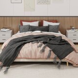 thumbnail of Modernes Bettgestell 160x200 cm aus hochwertigem niederländischem Velours in Beige, zeitloses Design für Ihr Schlafzimmer