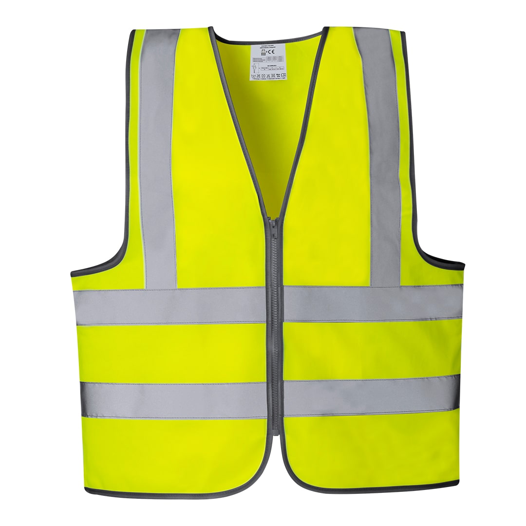 Gilet riflettente omologato ad altissima visibilità