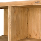 thumbnail of TRADIS Présentoir central épicerie à roulettes, bois massif