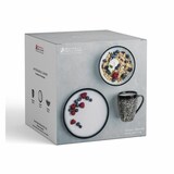 thumbnail of Maxwell & Williams Caviar Granite Starter-Set, 3-tlg., Teller, Schale, Becher, Geschirr, Keramik, Marmoriert, AX0003-01