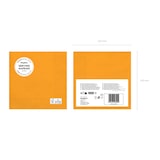 thumbnail of 20x Papierservietten, hellorange, 33x33 cm