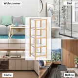 thumbnail of Casaria Standregal Bad Badregal Holz Bambus 5 Etagen