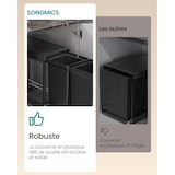 thumbnail of Helloshop26 - Pattumiera per la raccolta differenziata pattumiera estraibile da cucina con due secchi da 15 litri meccanismo di 12_0007265