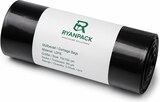 thumbnail of Müllbeutel ohne Griff aus LDPE – 70 × 150 cm – 90 µm – Schwarz – 10 Stück – RyanPack