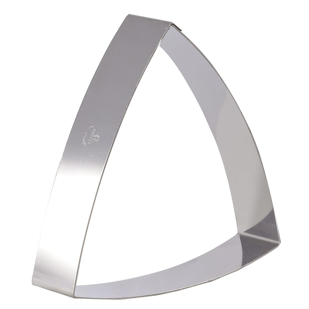 Matfer Cercle à trarte inox triangle bombé 19 cm H.4 cm Matfer - 373003