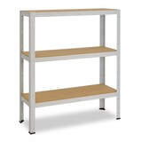 thumbnail of shelfplaza OFFICE 100x110x30 cm Schwerlastregal in lichtgrau mit 3 Böden und 175 kg Traglast pro Boden