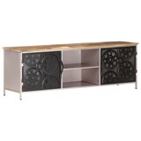 thumbnail of vidaXL TV-Schrank 120x30x40 cm Raues Mangoholz
