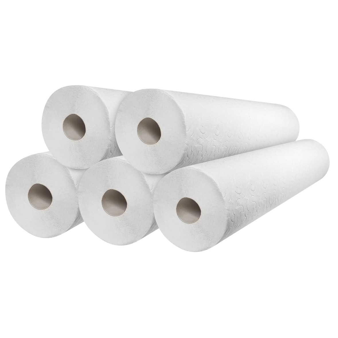 Papel Camilla Doble Capa 56 cm x 50 metros Precorte 80 cm - 5 Rollos - Rollos Papel Camilla Masaje Doble Capa