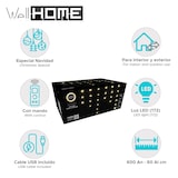 thumbnail of WellHome - Conjunto de Luces de cortina con 172 Luces LED Blanco cálido con control remoto 40 cuerdas