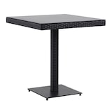 thumbnail of METRO PROFESSIONAL Mesa Gastro Balsario, alumínio/PE rattan, 70 x 70 cm, quadrada, preta