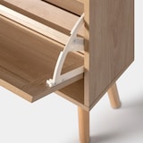 thumbnail of KLAST Zapatero estrecho en madera color natural y ratán natural Tahiti