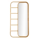 thumbnail of Specchio da pavimento in metallo marrone cm 77,5x3,3x151