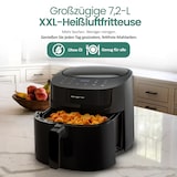 thumbnail of Emerio Airfryer XL 1800W - 7,2 Liter Heteluchtfriteuse - Regelbare thermostaat 40ºC tot 200ºC - 8 Kookprogramma's - AF-129622.1 Zwart