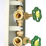 thumbnail of ATV-Station Kompaktwasserverteiler (mit Rinne), oberes Anschlussgewinde 1 1/2, G 1`, 3-fach