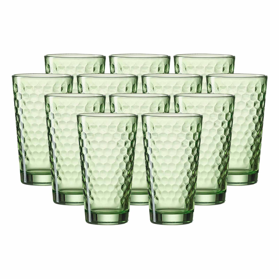 Ritzenhoff & Breker Favo Longdrinkglas 400 ml grün 12er Set