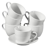 thumbnail of aro Espressotasse, Porzellan, 90 ml, weiß, 6 Stück