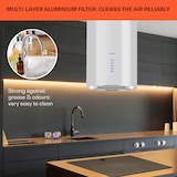 thumbnail of Klarstein Beretta Inselabzugshaube Ø35cm Ab-/Umluft 650m³/h LED Aktivkohlefilter Weiß