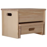 thumbnail of WellHome - Scaletta da banco a 2 gradini rifinita senza vernice 35x25x20 cm