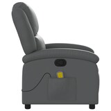 thumbnail of vidaXL Massagesessel Grau Kunstleder