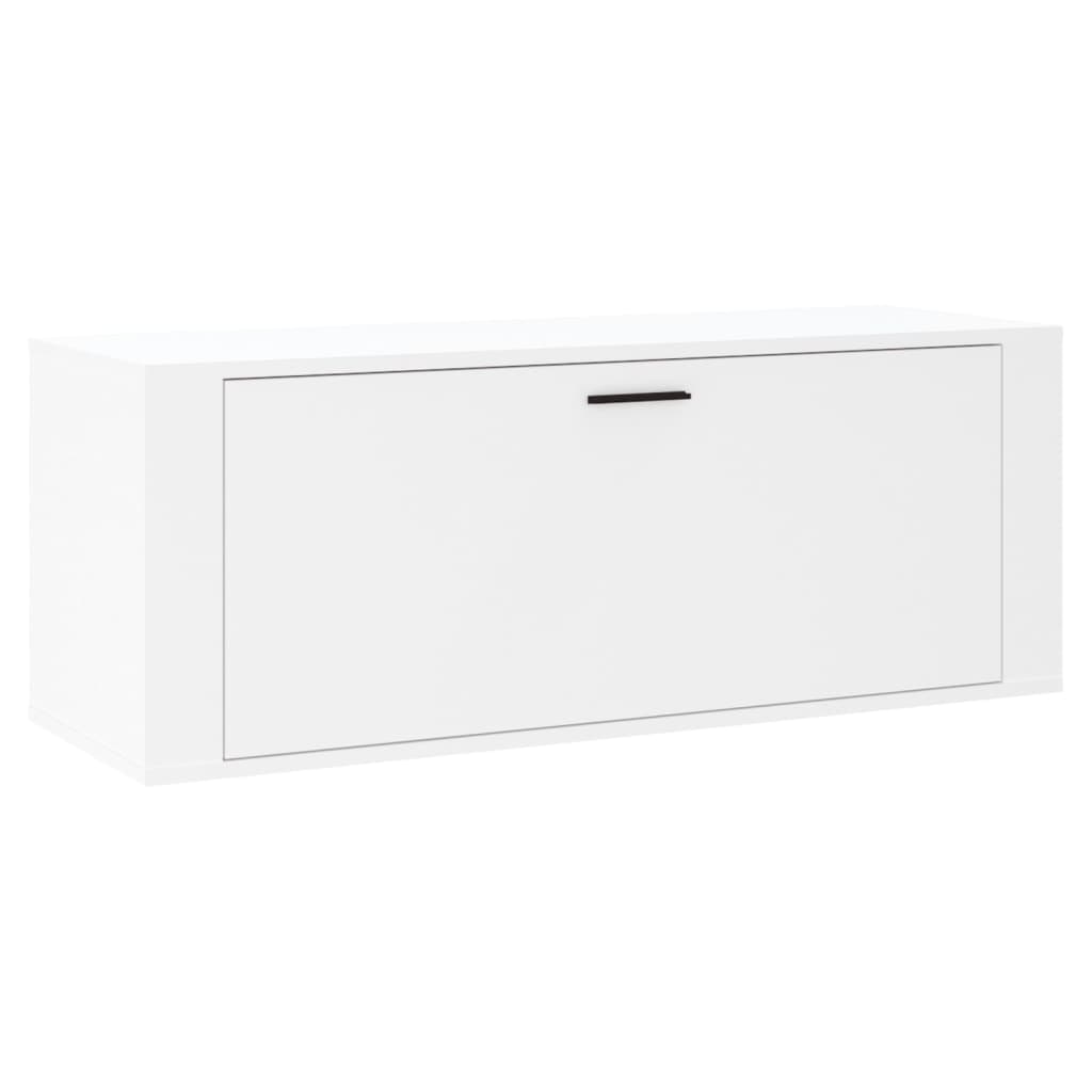 Helloshop26 - Scarpiera mobiletto portascarpe mobiletto da parete per ingresso/corridoio/soggiorno 100 x 35 x 38 cm legno 02_0021900