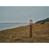 thumbnail of Potelet luminaire ALUDRA 95 Aluminium Seaside marron metallise H. 95,4 IP44 -Extérieur
