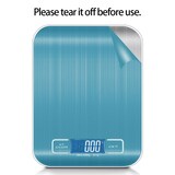 thumbnail of Intirilife Digitale Küchenwaage in SILBER - 20.5 x 16.5 x 3 cm - 5kg Elektronische Waage für die Küche mit Tara Funktion mit LCD-Display