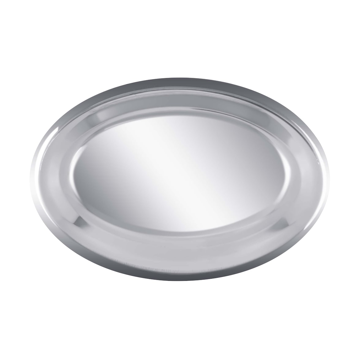 aro Vassoio da portata, acciaio inox, 27 x 18.5 x 1.9 cm, ovale, argento