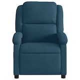 thumbnail of vidaXL Massagesessel Elektrisch Blau Samt