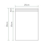 thumbnail of MONOUSO - Saco Polipropileno CPP Dobra Adesivo 25x35cm G160 (100 Uds)
