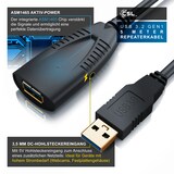 thumbnail of CSL USB 3.0 Typ A Verlängerungskabel, Aktives Repeater Kabel mit Signalverstärkung - 5m