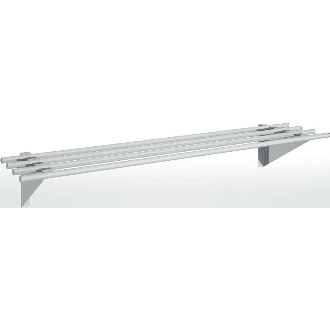 ERATOS Etagere Tubulaire Murale Fixe Aisi-304 18/10 Longueur 1200Mm - Prof.400 Mm EMT40-120