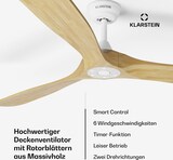 thumbnail of Bahama Breeze Smart Deckenventilator | Massivholz-Rotorblätter | Fernbedienung + App-Steuerung Ahorn 178