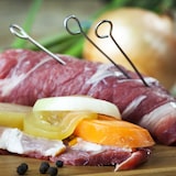 thumbnail of Relaxdays Rouladennadeln Edelstahl, Spicknadel Set 50 Stk, Fleischnadel 11 cm, silber