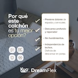 thumbnail of KUO Dream - Colchón DreamFlex | Colchón Viscoelástico | Altura 23 cm | Ergonómico y Transpirable | Cara Verano/Invierno | 90x190 cm